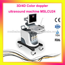 New & advanced Trolley 3D/4D color doppler ultrasound machine - MSLCU24-M, CE approve!